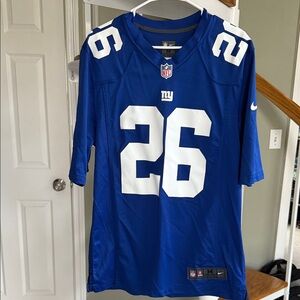 Blue NY GIANTS NFL Jersey with SAQUON BARKLEY